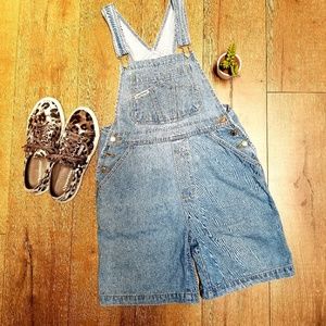 London London Denim Short Overalls Vintage M